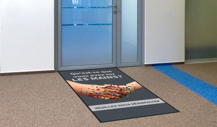 Alfombra personalizada "Manos"