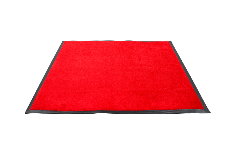 ALI QAPU - Tapis de propreté, coloris ROUGE